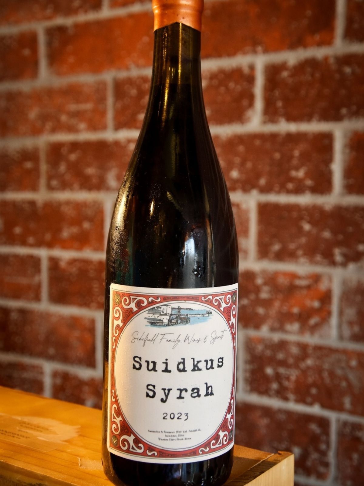 Bottle of Suidkus Syrah 2023